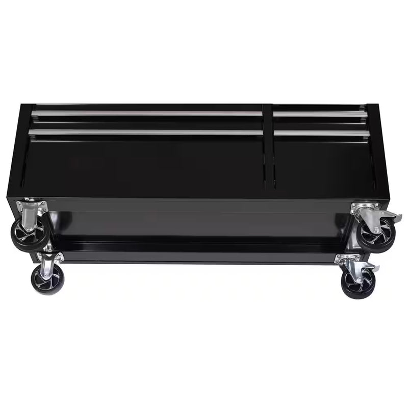 Modular Tool Storage 52 In. W X 20 In. D Standard Duty Black Mobile Workbench Cabinet